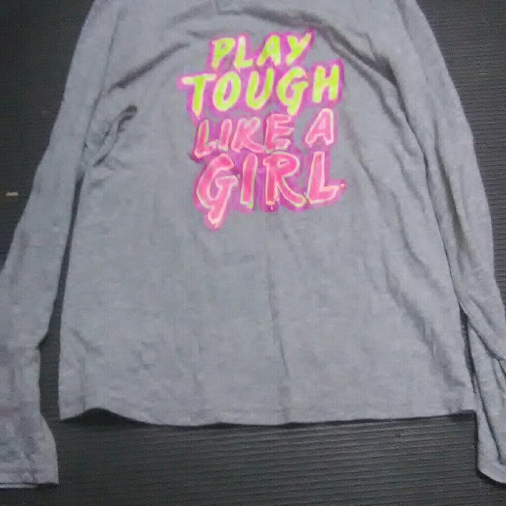 Girls gray danskins long sleeve shirt